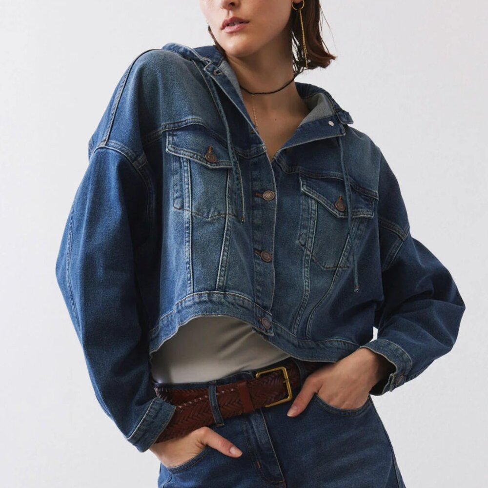 Women's Blue Denim Jean Jacket